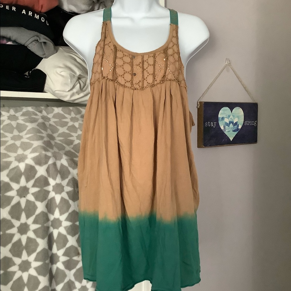 Free People Boho Ombré Tank
